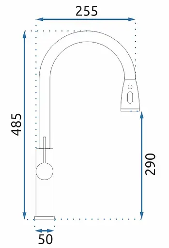 Змішувач для кухні Rea Nest хром REA-B2056 Хром - фото 6