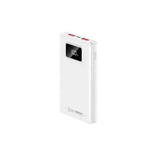 Зовнішній акумулятор Remax Breezy 10000mAh QC 22.5W Белый (RPP-319) - фото 1