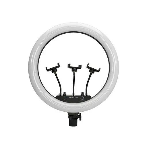 Кольцевая лампа для блоггера 45 см MJ-45 Цветная без штатива - фото 3