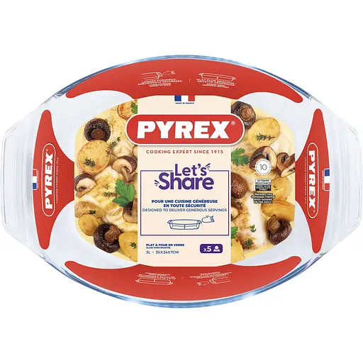 Форма для запікання Pyrex овальна 35 x 24 x 7 см 3 л (411B000/8046) - фото 3