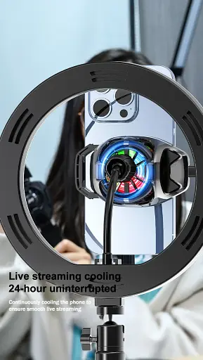 Кулер активне охолодження для телефону / планшета Memo DL22 шириною до 88 мм White (18510) - фото 7