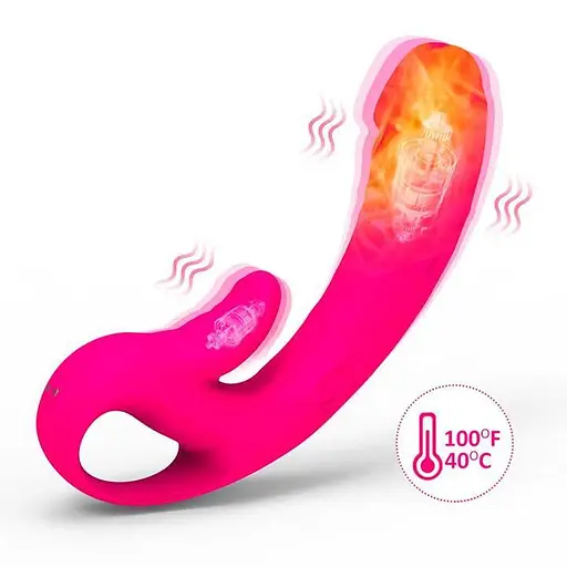 Двойной вибратор с подогревом для точки G и клитора We Love (10 режимов вибрации) K000998 - фото 9
