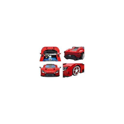 Конструктор дитячий Спортивний автомобіль Sports Car Red Building Blocks 1168 шт - фото 4