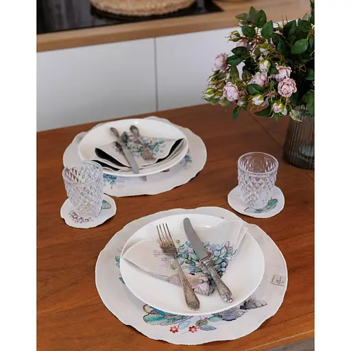 Набор салфеток под чашку Прованс Очарование d=11 см 4 шт. (44342) - фото 2