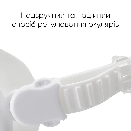 Маска для плавання Renvo Kariba Уні Anti-fog білий OSFM (2SM100-0308) - фото 5