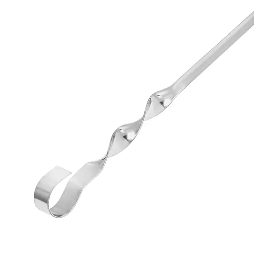 Шампур кутовий із харчової нержавіючої сталі 55 см (товщина 1 мм), Wood&Steel 84127 - фото 2