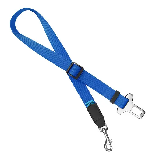 Ремінь автомобільний для кріплення собак Barksi синій - фото 1