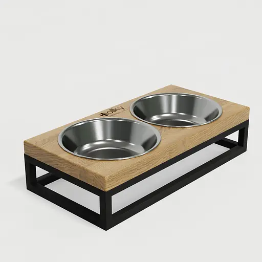 Hollky Base XS — миски на підставці для маленьких собак та котів (2 × 0,25 л) - фото 7