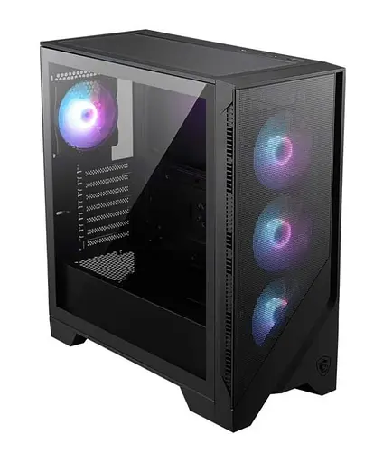 Корпус MSI MAG FORGE 321R AIRFLOW без блока питания, черный (MAG FORGE 321R AIRFLOW) - фото 2