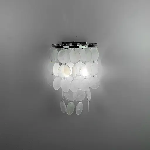 Срібне бра ATHELIA із перламутровими пластинами Line F 1537/2 CH - фото 4