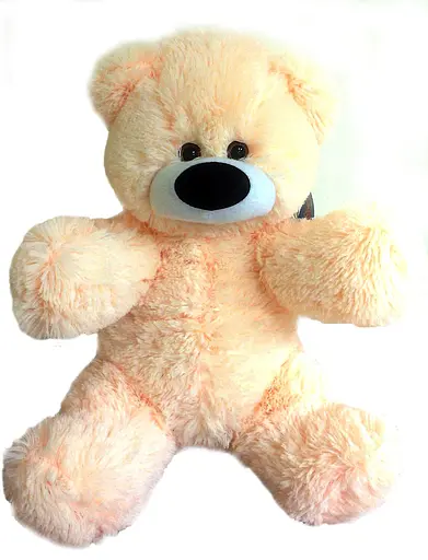 М'яка іграшка Alina ведмедик Бублик 70 см персикова - фото 2