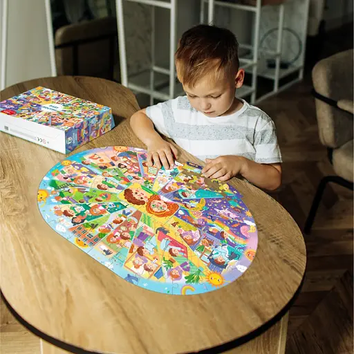 Дитячий віммельпазл "Розпорядок дня" DoDo Toys 300619, 100 елементів - фото 6