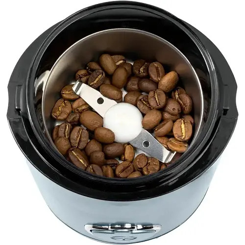 Кофемолка Liberton LCG-2306, Blue, 150Вт, 50г, блокировка включения при снятой крышке, корпус пластик, нож из нержавеющей стали - фото 5