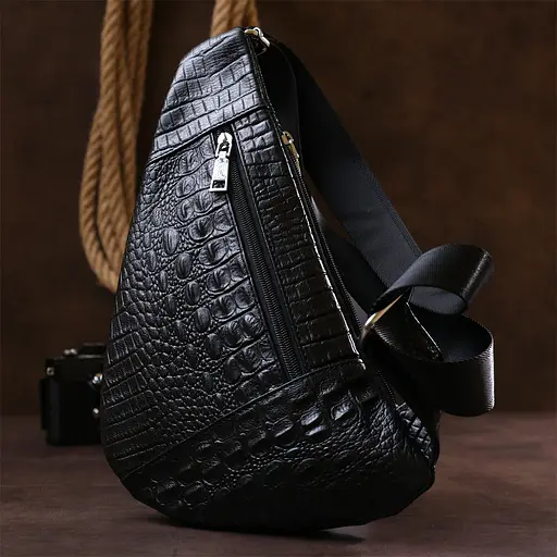 Чоловіча шкіряна сумка Vintage 17х29х3,5 см sum0020289 - фото 7