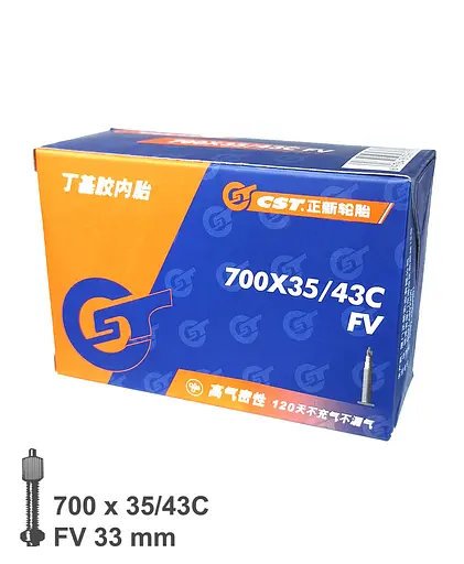Камера велосипедна CST 28 (700x35/43C) FV 33 мм (G00013452) - фото 2