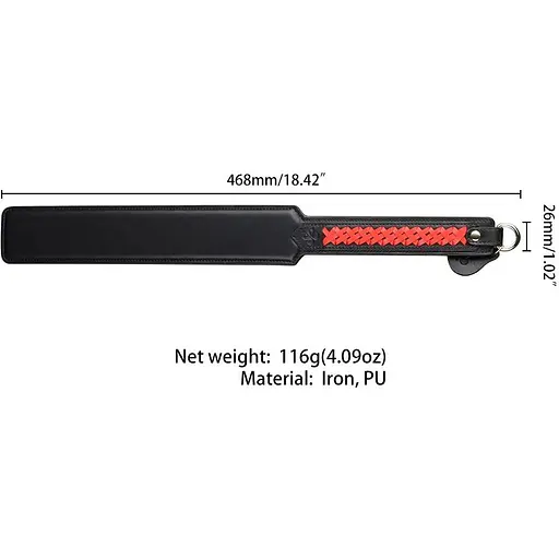 Падаль Lockink Sevanda Braided-handle Spanking Paddle - фото 6