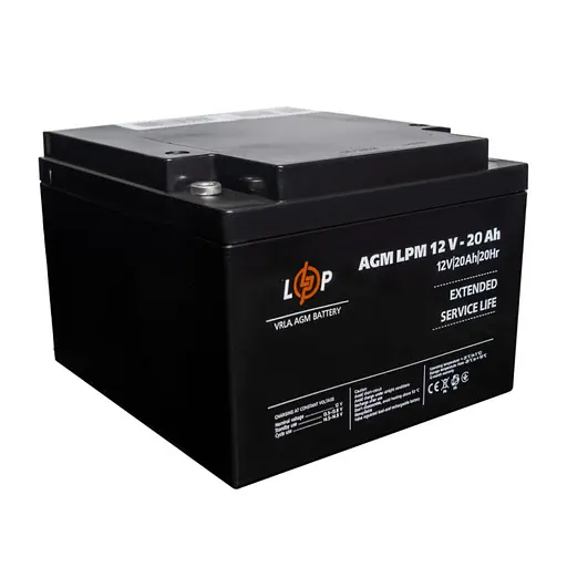 Акумуляторна батарея LogicPower LPM 12V 20AH AGM - фото 4