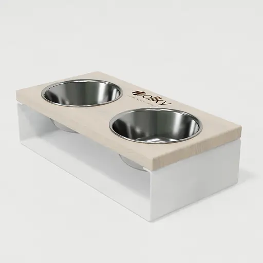 Hollky StellWood — миски на підставці для маленьких собак та котів (2 × 0,45 л) - фото 6