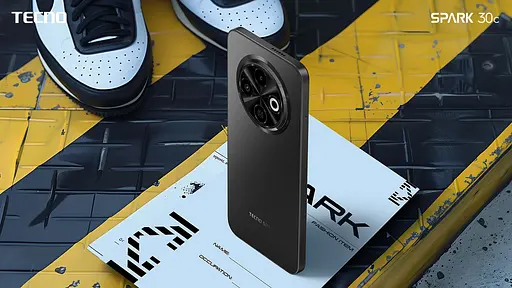 Смартфон Tecno Spark 30C KL5n 667" 6/128ГБ 2SIM 5000мА год Orbit Black - фото 2