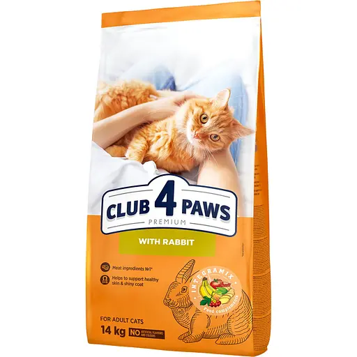 Сухий корм для котів Club 4 Paws Premium з кроликом 14 кг (B4630301)