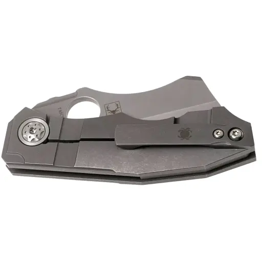 Ніж Spyderco Stovepipe CPM 20CV Titanium - фото 4