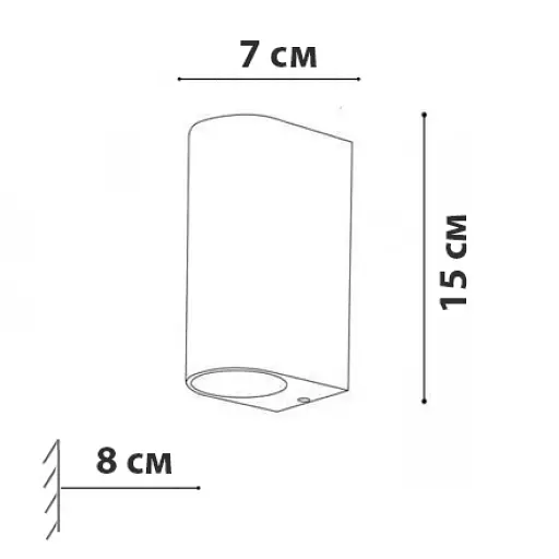 Вуличний світильник Friendlylight Tilos 2R FL7005 - фото 2