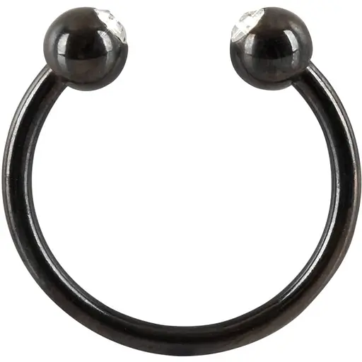 Эрекционное кольцо Rebel Glans Ring черный