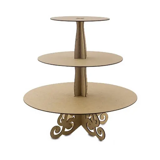 Заготовка для декорирования "Подставка для сладостей Круглая" Fabrika Decoru FDPO-088 - фото 1