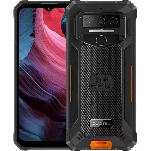 Смартфон Oukitel WP23 Plus 6.52`HD+ /8GB/256GB / T606 /10600mAh /13+5Мп/ IP69K /NFC Orange
