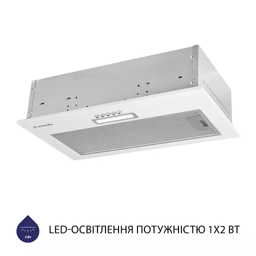 Витяжка повновбудована Minola HBI 5025 WH LED - фото 3