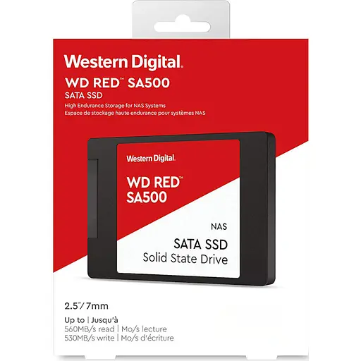 Накопичувач SSD Western Digital Sata 2.5" 500GB WD RED SA500 480 512 (WDS500G1R0A) - фото 4