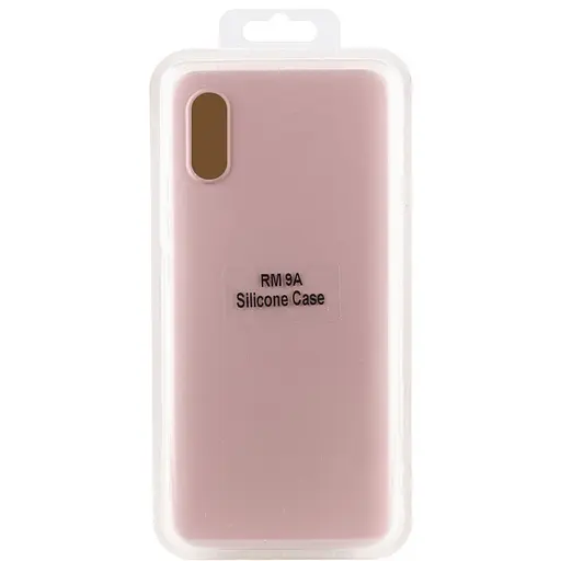 Чехол Lakshmi Silicone Cover (AA) для Xiaomi Redmi 9A Розовый / Pink Sand - фото 5