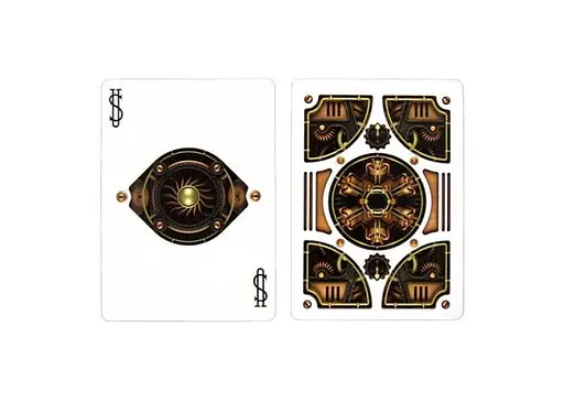 Карти гральні United States Playing Card Company Bicycle Steampunk (gold) (02392) - фото 3