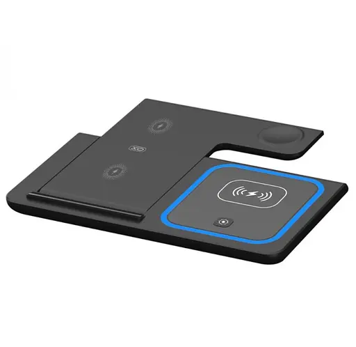 Беспроводное зарядное устройство для XO XO WX023 3 в 1 Черный - фото 3