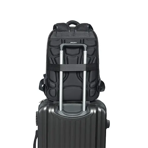 Мужской кожаный рюкзак John McDee 44х32х17 см sum0028450 - фото 9