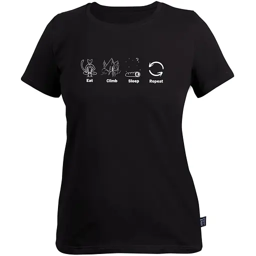 Футболка Fram Eat climb sleep repeat L Чорна (1044-id_7850)