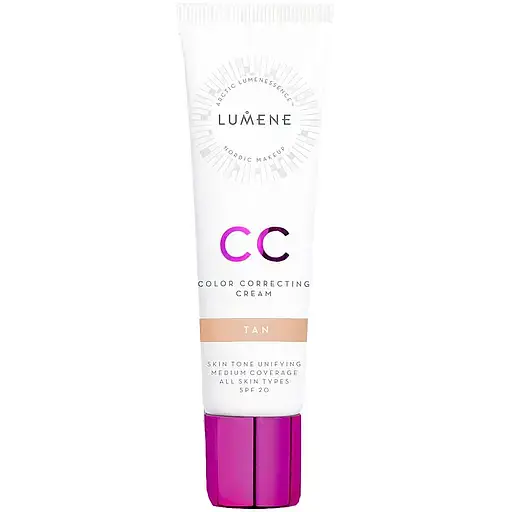 Тональный СС-крем Lumene CC Color Correcting Cream SPF 20 тон Tan 30 мл - фото 1