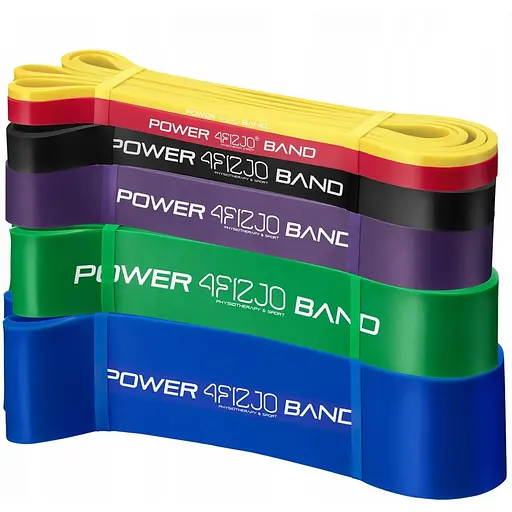 Еспандер-петля 4Fizjo Power Band (Гумка для фітнесу і спорту) 2-46 кг 6 шт 4FJ0064 (P-5907222931875) - фото 1