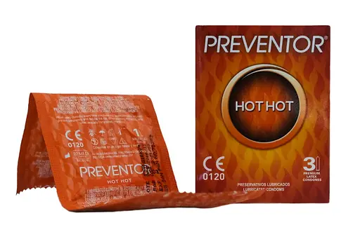Презервативи Preventor Hot Hot 3 шт. - фото 5