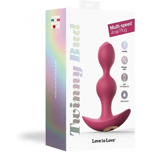 Анальный стимулятор Love To Love Twinny Bud Plum - фото 5