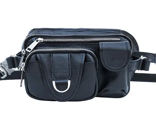 Чоловіча шкіряна сумка на пояс TARWA 25х14х10 см 000296380 - фото 10