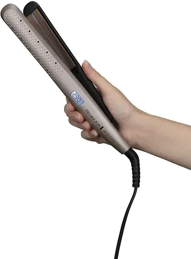 Випрямляч Remington Wet 2 Straight Pro, 52 Вт, температурних режимів 10, 140-230С, кераміка, золотий - фото 4