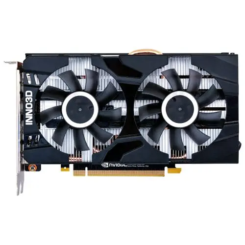 Відеокарта Inno3D GTX 1660Ti Twin X2 6GB (N166T2-06D6-1710VA15) (GDDR6, 192 bit, PCI-E 3.0 x16) Б/в - фото 1