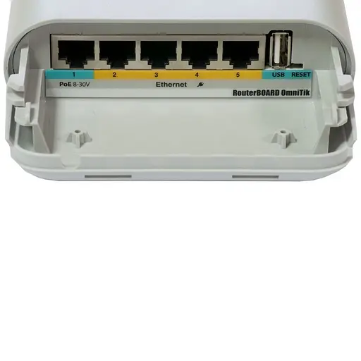 Точка доступу Mikrotik RB OmniTIK UPA-5HnD, 7.5dBi Integrated AP, 5Ghz Dual chain, 5xEthern - фото 2