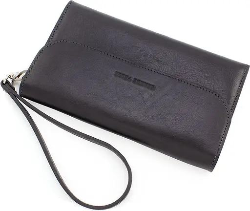 Чоловічий шкіряний клатч GRANDE PELLE 22,5х13х4 см sum0023149 - фото 8