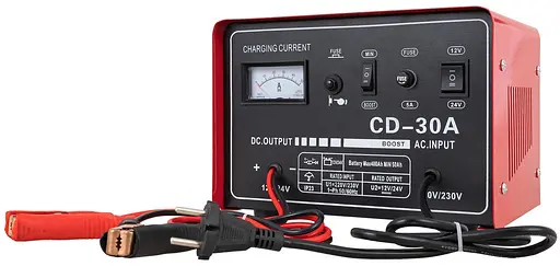 Зарядний пристрій AGM Heckermann CD-50A 12В/24В - фото 5