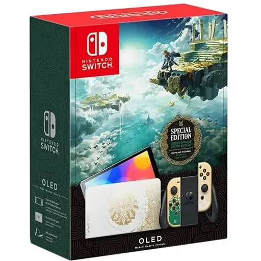 Игровая приставка Nintendo Switch Oled портативная Model Legend of Zelda Tears of the Kingdom Special Edition - фото 8