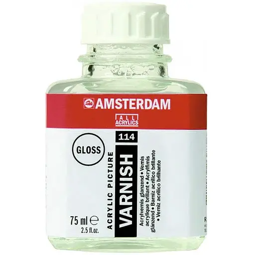 Лак Royal Talens для акрилових фарб Amsterdam глянцевий 114 75 мл - фото 1