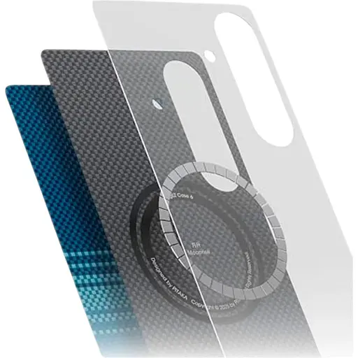 Чехол для телефона Pitaka Tactile Woven MagEZ для Samsung Galaxy S25 Plus Moonrise KS2502S (135433) - фото 5