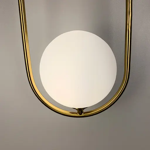 Настінний латунний світильник Mila Wall Line F Арт. W078/1 - фото 2